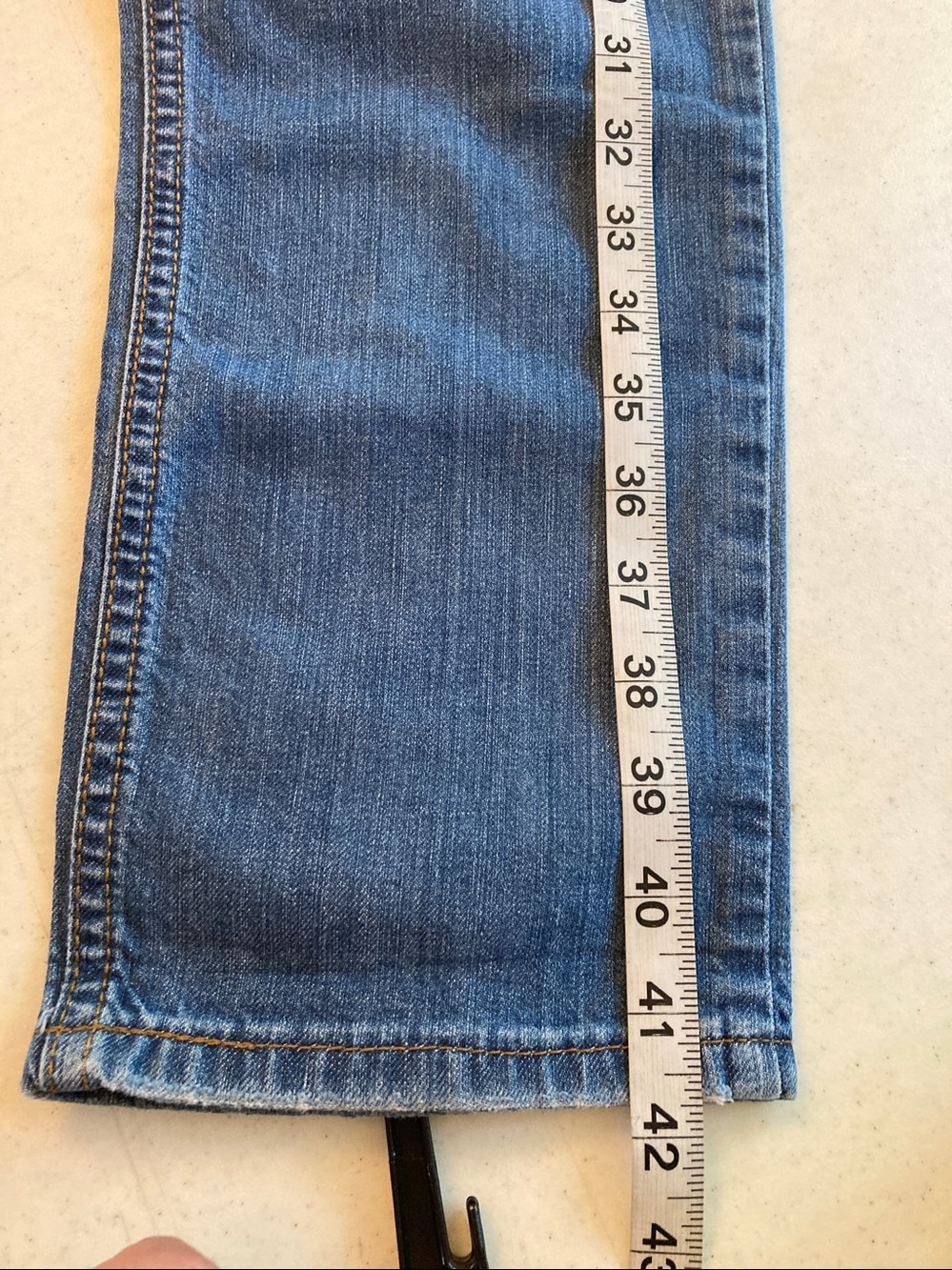 Love Moschino Women's Straight Leg Jeans in Blue Wash - Picture 7 of 10